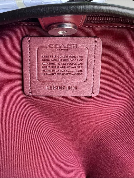 COACH City Tote Silver/Graphite/Black AUTHENTIC NWT - Picture 8 of 9